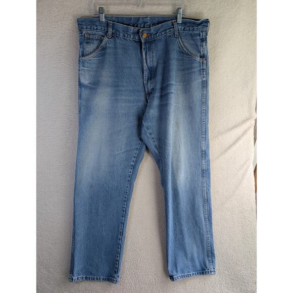 Vintage Round House Jeans Mens 40x30 Blue Straight Leg Medium Wash READ - Picture 1 of 16